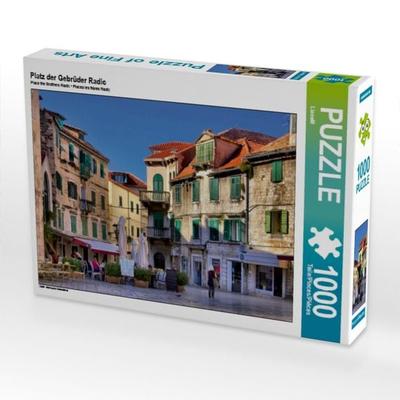 CALVENDO Puzzle Platz der Gebrüder Radic | 1000 Teile Lege-Größe 64x48cm Foto-Puzzle für glückliche Stunden