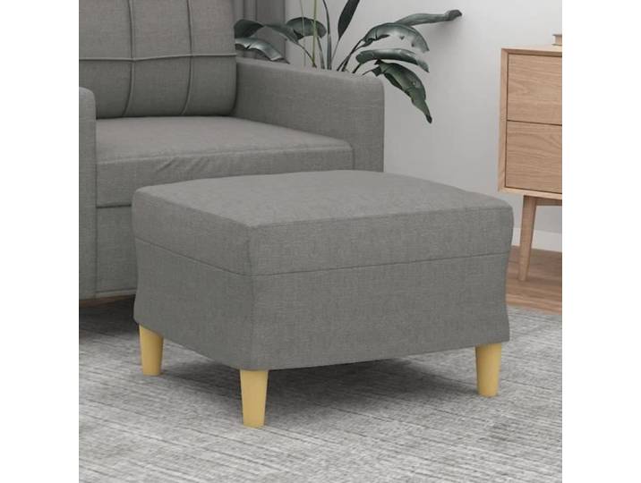 Repose-pied - MOTHINESSTO - LY6548 - Gris foncé - Tissu 100% polyester - 60x50x41 cm