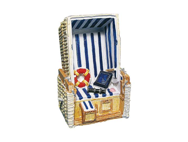 Rayher Polyresin-Strandkorb 11 cm