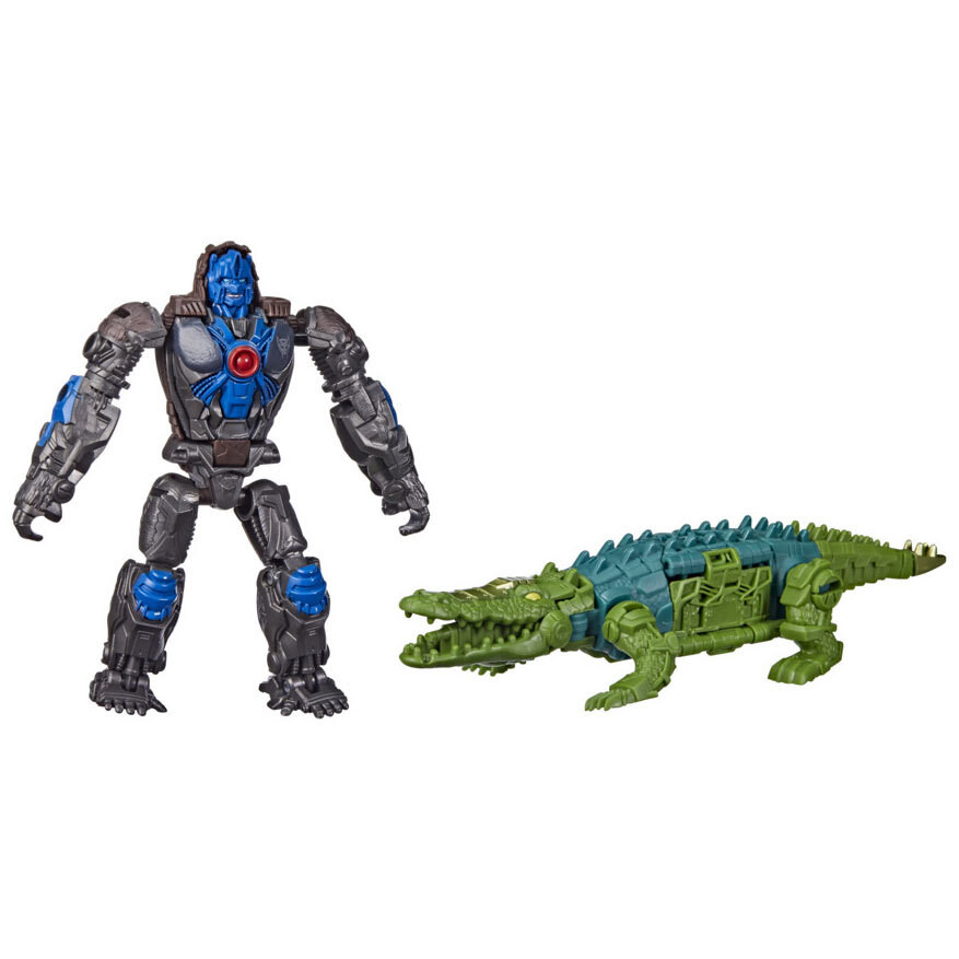 Hasbro Transformers: Opkomst van de Beesten Beast Combiner Optimus Primal en Skullcruncher actiefiguur