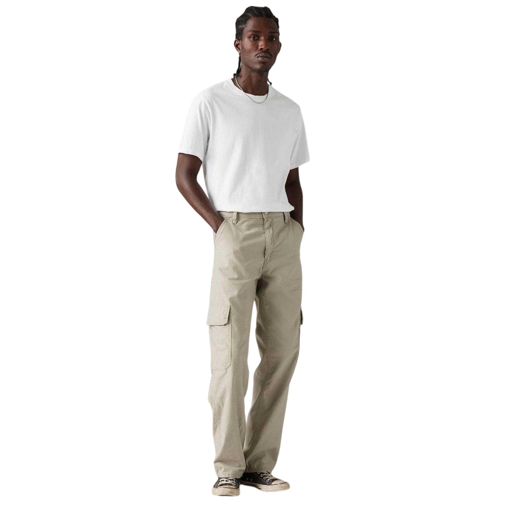 Levis Heren 568 loszittende cargobroek (Vintage Khaki)