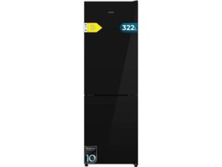 Cecotec Réfrigérateur Combi 322L Bolero CoolMarket Combi 322i Black Glass D. 185 5cm de Hauteur 59 5cm de Largeur