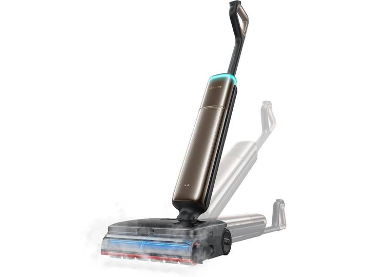 DREAME Nass-Trocken-Sauger T16 Pro Steam , gold (schwarz), B:27,5cm H:117,2cm T:26,5cm, Mehrzwecksauger, 420 W, Dampfreinigung, Nass-Trocken-Sauger