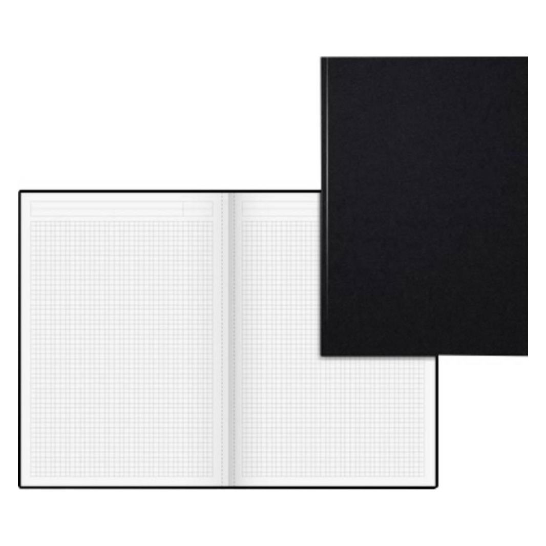 König & Ebhardt Notizbuch A4 kariert schwarz 96Blatt perforierte Seiten (A4, Kariert, Harter Einband) (8655226)