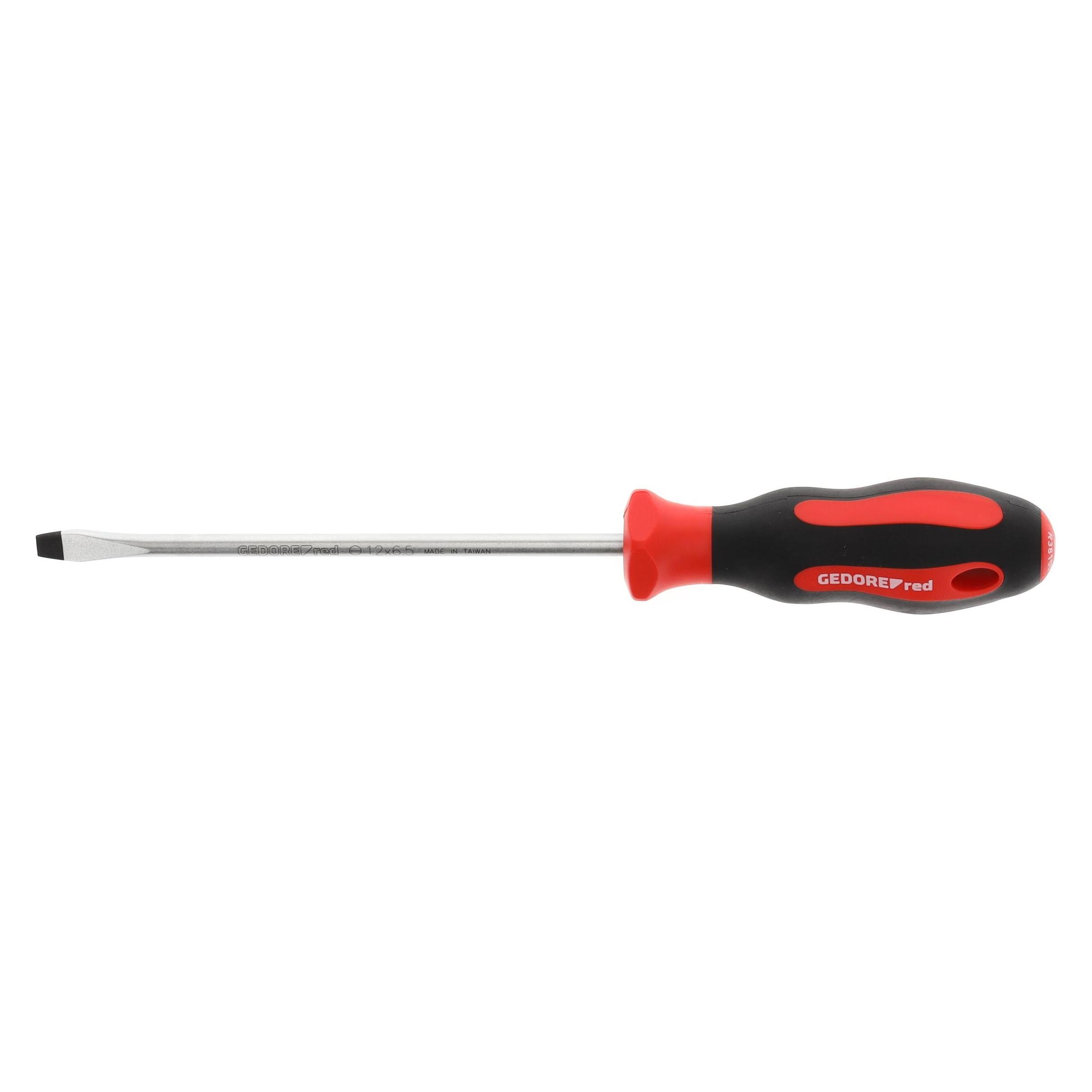 Gedore Red red R38106529 2K-Schraubendreher Schlitz 6.5 mm 1.2x150 mm (Schlitzschrauben) (3301233)