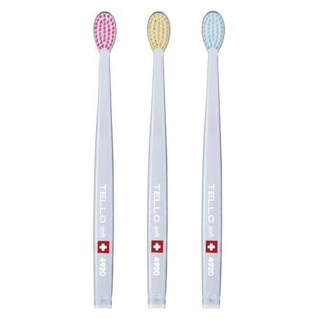 Tello Adult Soft für sanfte Reinigung mit ergonomischem Design (Weich, 3x) (A00000000040)