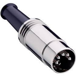 Lumberg 0131 04 DIN-Rundsteckverbinder Stecker, gerade Polzahl: 4 Silber 1 St.