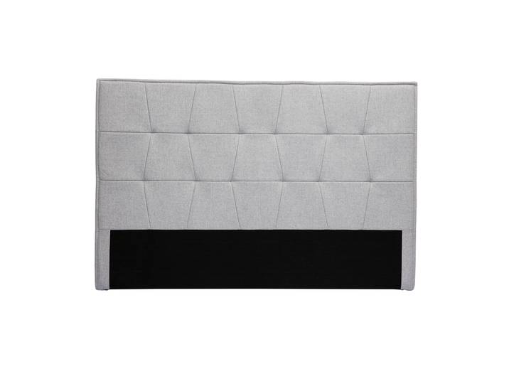 Tête de lit en tissu gris L170 cm SUKA