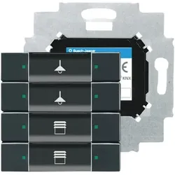 Busch-Jaeger Tastsensor 4-fach mit Busankoppler 6127/01-81