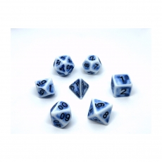 Dice4friends Würfelset Flintstone - Blue (7) 284829