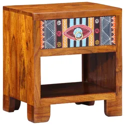vidaXL Beistellschrank 40x35x45 cm Massivholz Akazie