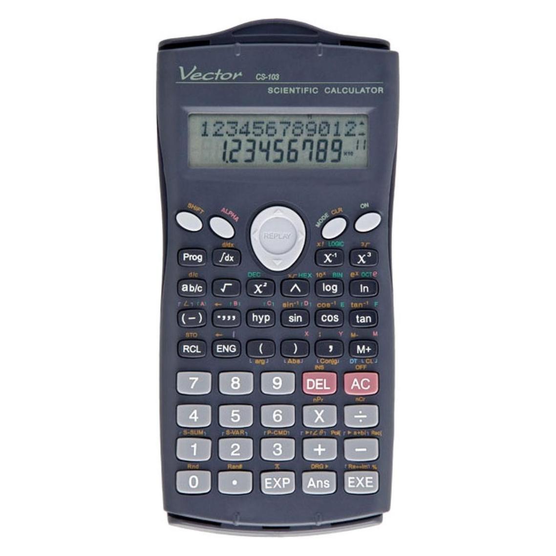 Casio Calculator CALCULATOR VECTOR KAV CS-103 (Akkubetrieb) (K-VCS103)