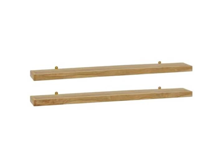 HKTMGDNG Wandregal 2er Set 110x15cm Teak Massivholz Schweberegal Rustikales Wandboard aus Teakholz schafft dekorativen Stauraum für Fotos und Deko im Wohnzimmer oder Schlafzimmer.