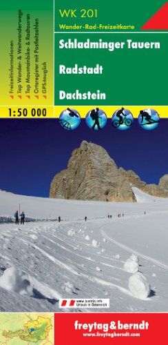 Freytag-Berndt und Artaria KG - Freytag Berndt Wanderkarten, WK 201, Schladminger Tauern - Radstadt - Dachstein, GPS, UTM - Maßstab 1:50 000 - Preis vom 30.09.2026 09:01:18 h