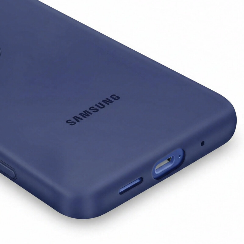 Samsung siliconen hoesje voor Galaxy S25+ blauw
