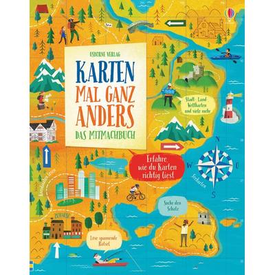 Karten mal ganz anders, Taschenbuch von Eddie Reynolds,Jordan Akpojaro,Darran Stobbart, Usborne, 978-1-78941-280-2