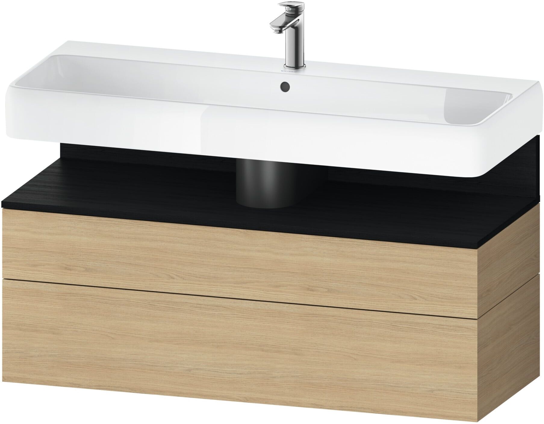 Duravit Waschtischunterschrank Qatego 119x47x59cm, E sw/E N, 1 Kast, m B (QA4396016300010)