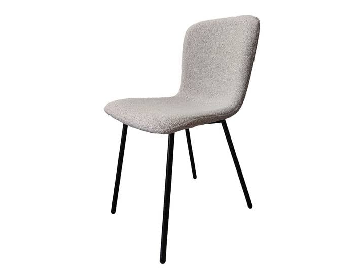 SalesFever Stuhl Bouclé Optik 4er Set