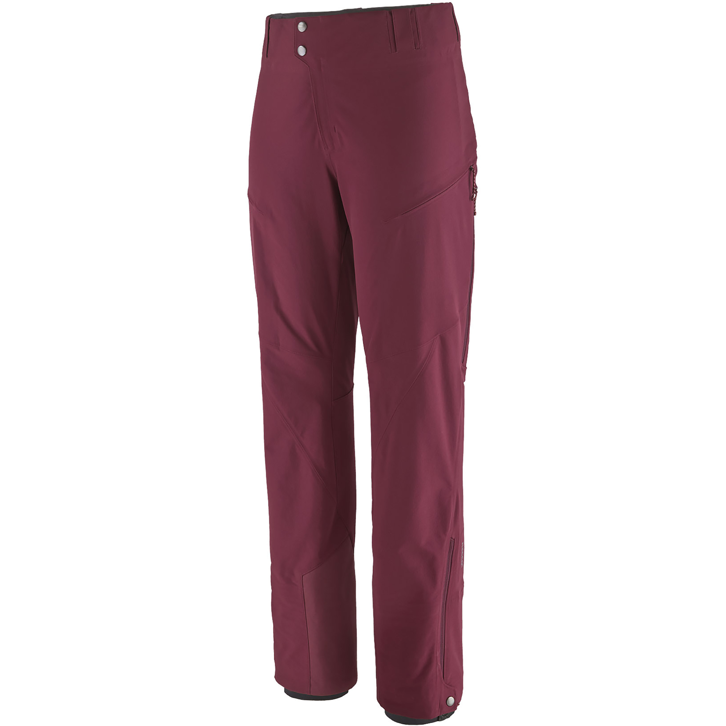 Patagonia Ridge Stride Hose Damen Softshellhose lila Größe S Skitour Wasserabweisend Wasserabweisend