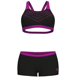 ARENA Damen Bikini W PROPOSAL SWIMSUIT TWO PIECES, Größe 40 in Schwarz Schwarz