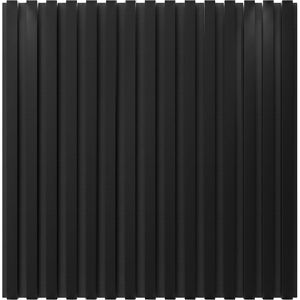 NL-Panels Akustikpaneel matt schwarz, 60 x 60 x 2,1 cm, mit schwarzem Filz, , Stück