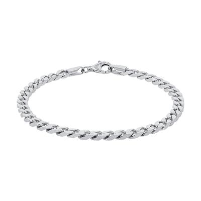 Panzerarmband AMOR, silber (silberfarben), Armbänder, Damen, 21cm, Silber 925 (Sterlingsilber), Panzerarmband