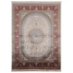 Webteppich Pur 67 x 190 cm Mischgewebe Rot