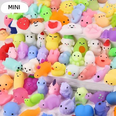 JoyToys 15PCS Mochi Squishies Mini Stress Relief Toys Kawaii Animal Party Favor Gift Set 15PCS Mochi Squishies Mini Stress Relief Toys Kawaii Animal Party Favor Gift Set