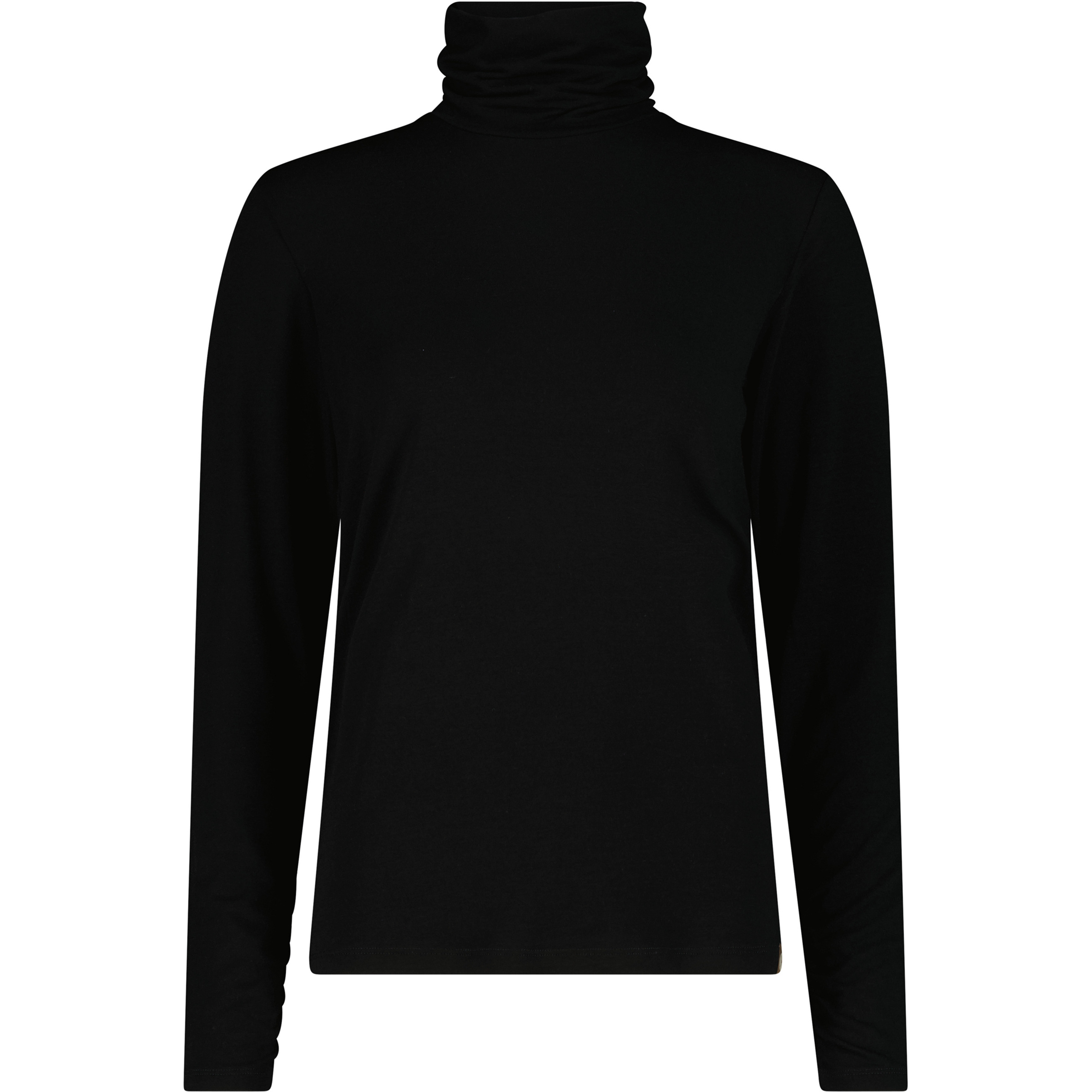 CMP Athleisure Damen Pullover schwarz Größe XS Lifestyle Lyocell (Tencel) | Merinowolle