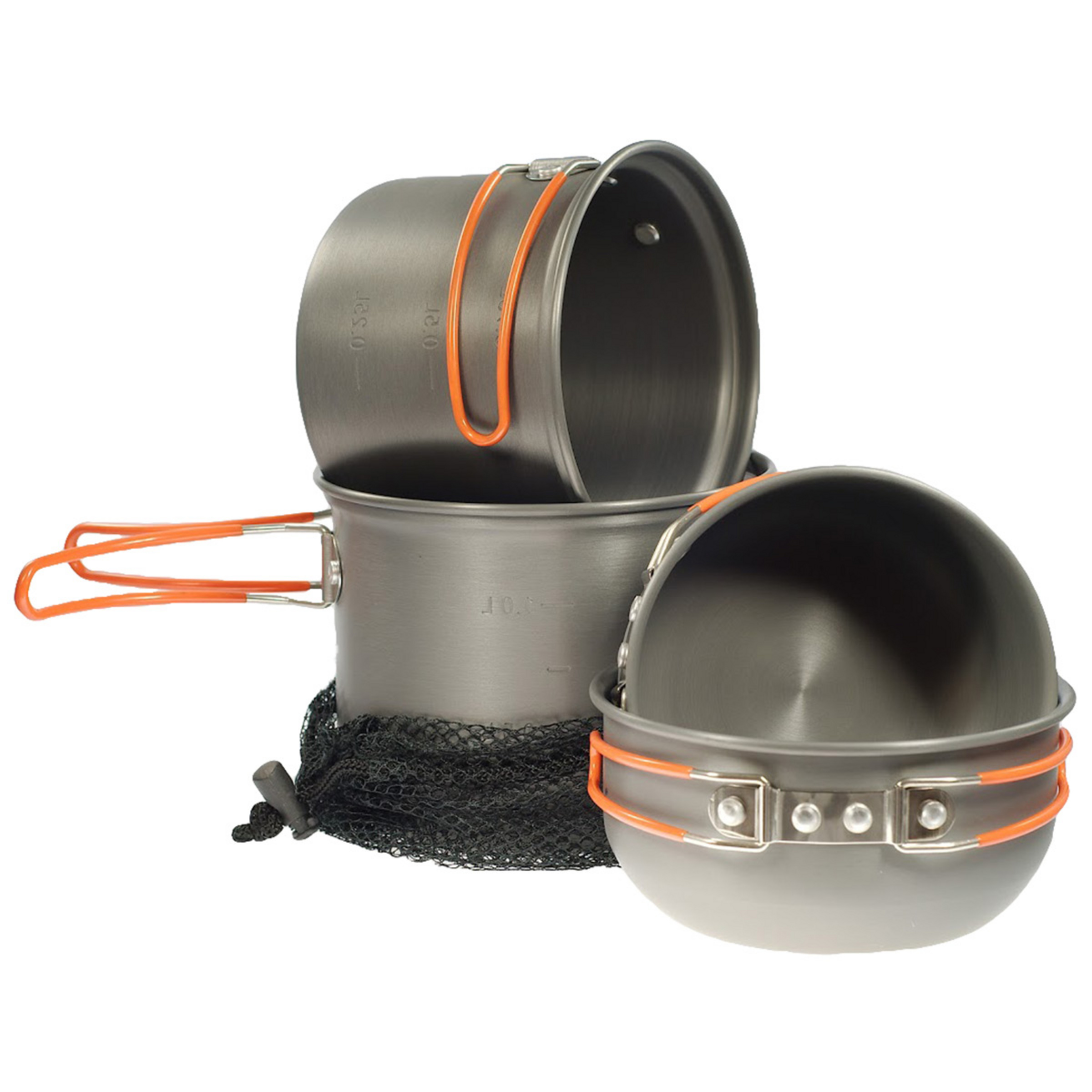 EOE - Eifel Outdoor Equipment Zirkon Kochset Camping Kochgeschirr silber Trekking