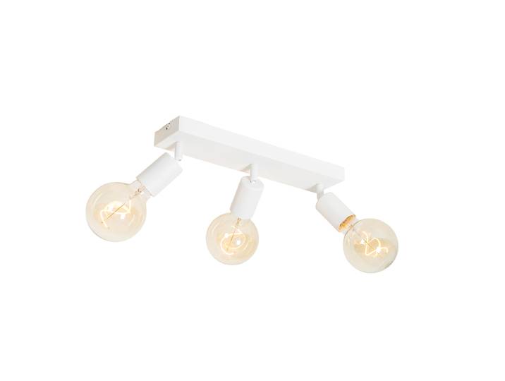 Spot moderne blanc rectangulaire 3 lumières - Facil