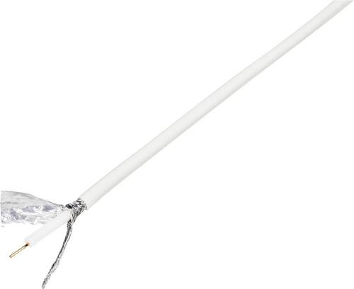 TRU Components 1570290 Koaxialkabel Außen-Durchmesser: 6.60mm RG6 /U 75Ω 120 dB Weiß 25m