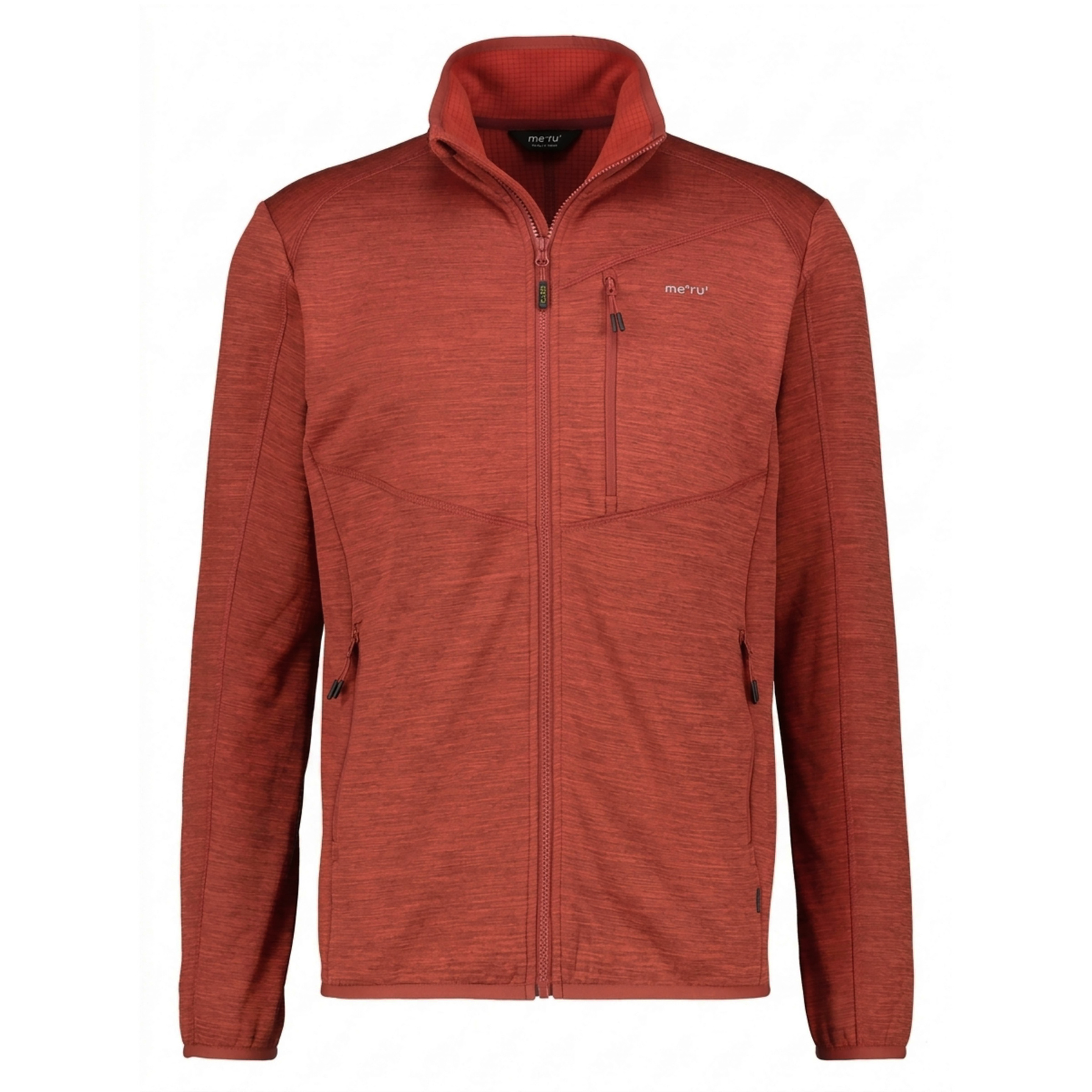 Bergzeit Basics Meru Caen Herren Fleecejacke rot Größe XXL Trekking Atmungsaktiv