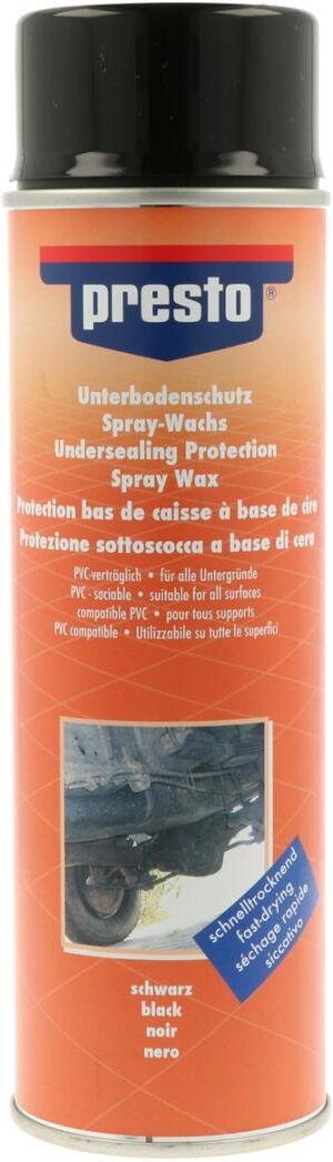 european aerosols presto Unterbodenschutz Spray-Wachs schwarz, 500 ml
