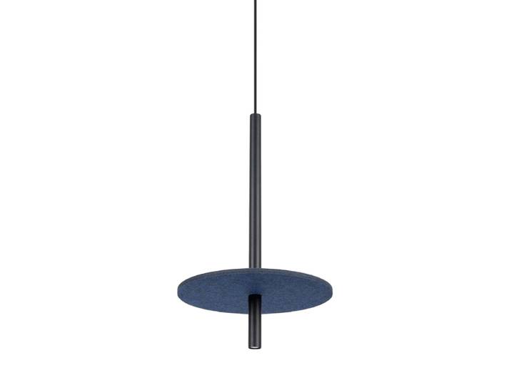 Design Pendellampe „Feltro“ 1-flammig Marineblau/Schwarz Sollux Lighting