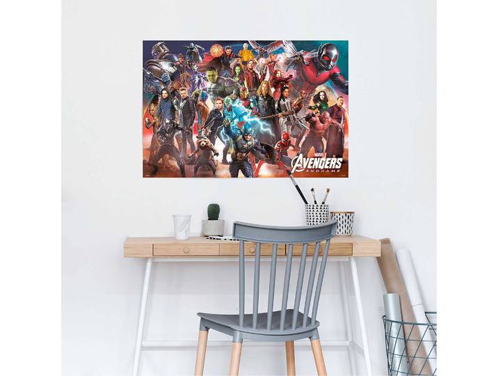 Poster Avengers Endgame Papier Multicolore 61 x 92 x 0cm