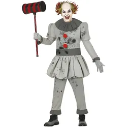 Metamorph Irrer Killer Clown Herrenkostüm (XL)