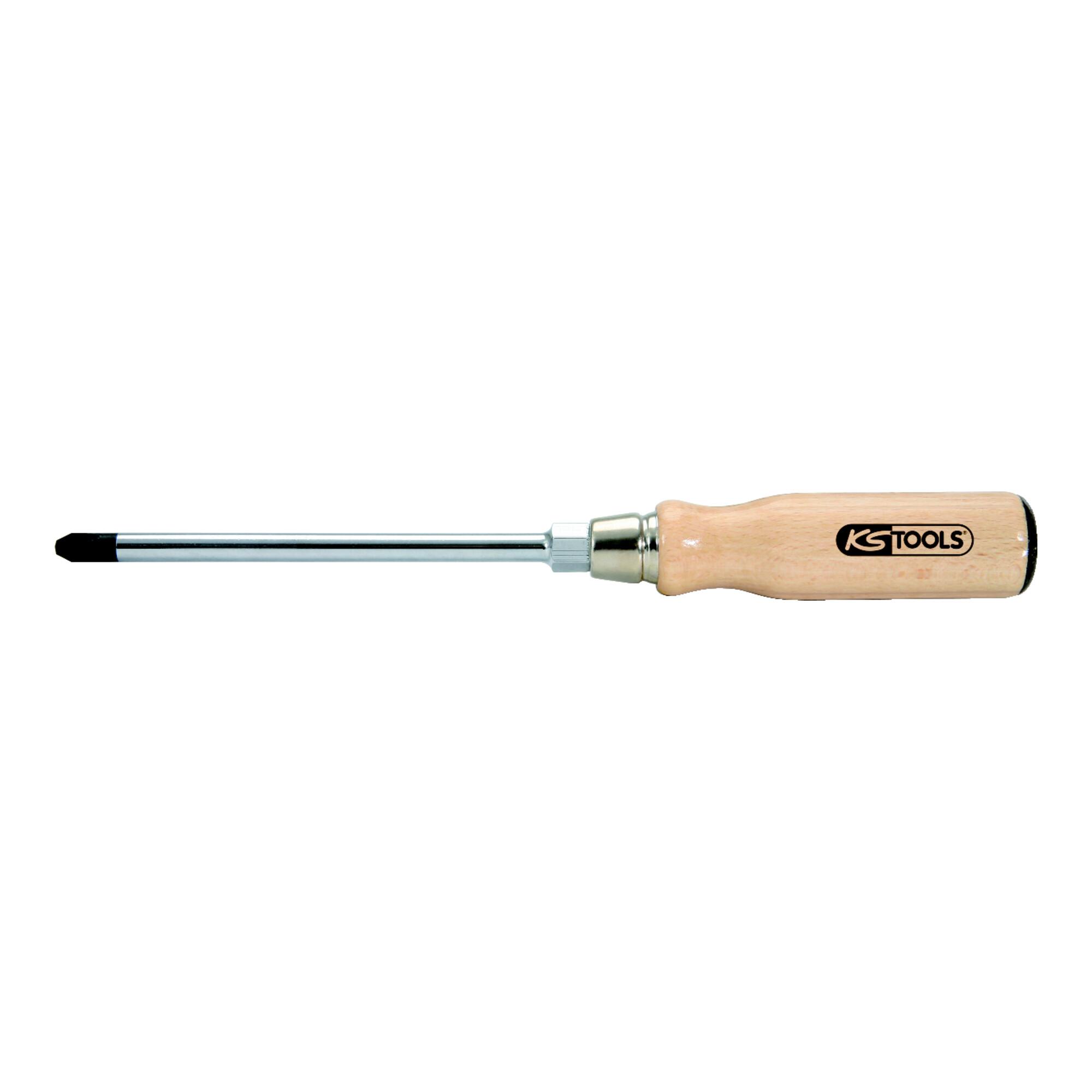 KS Tools ERGOTORQUE WOOD Schraubendreher, PZ2 (300.1022)