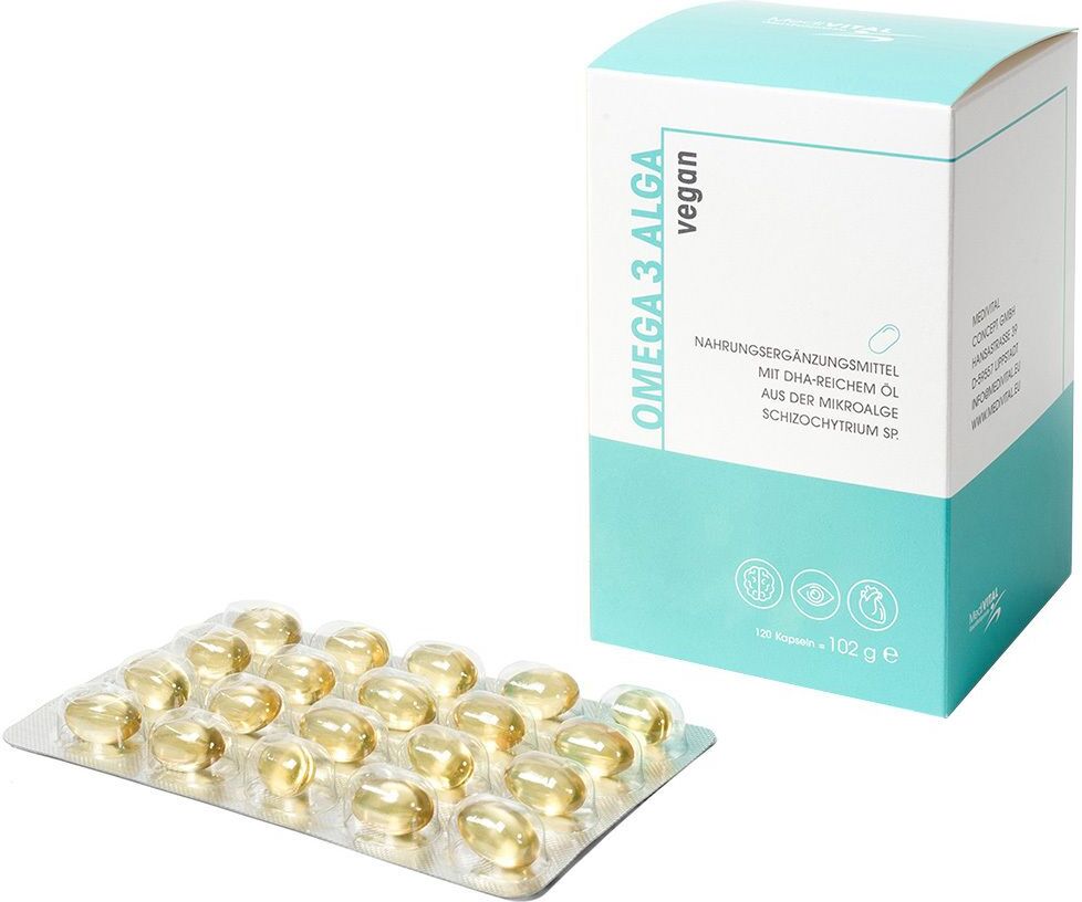 MediVital Omega-3 Alga Kapseln 120 St