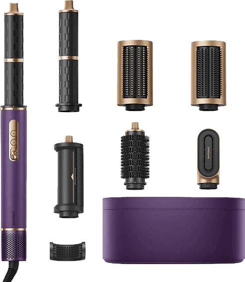 REACONDICIONADO Seminuevo Muy bueno Moldeador - Dreame Air Style Pro, 1300 W, 3 Niveles de temperatura, Púrpura