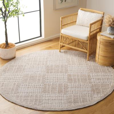 SAFAVIEH Handmade Abstract Yousra Checkered Wool Rug