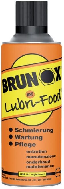 Brunox Multi-Spray Lubri-Food 400ml NSF H1 n°136783 (BRO,40LF)
