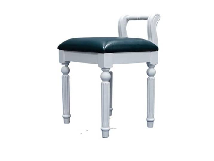 OUTIFUOTPP Europäische Design-Schminkhocker, die vollständig aus Massivholz gefertigt sind und for Schlafzimmer-Make-up-Hocker, Balkon-Rückenlehne-Stuhl verwendet Werden können(10)