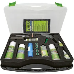 Petec Kunststoff Repair Kit Kunstoffreparatur Koffer Komplett Set