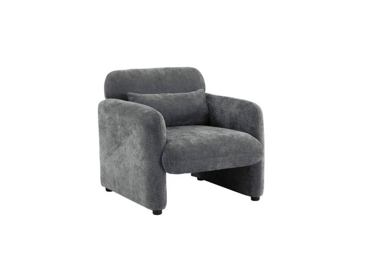 Mid.you Sessel Mila, Grau, Kunststoff, Füllung: Schaumstoff, 83x83x76 cm, Wohnzimmer, Sessel, Sonstige Sessel