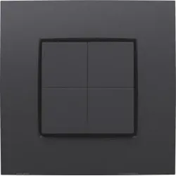 Niko Züblin 133-91004 Niko Dimmschalter für Hue System, Niko Intense anthracite coated 13391004