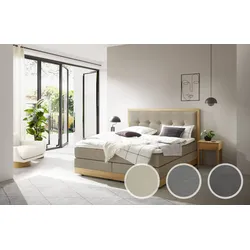 Hasena »Alba« Boxspringbett inkl. Stauraum 160x200 cm / Pace grey