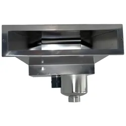 Oberflächenabsauger Typ B 500 Slim aus AISI 316, Skimmer mit tiefem Siebkorb