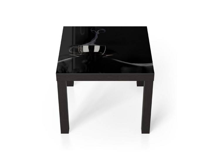 DEQORI Couchtisch 'Sinnliche Kaffeepause', Glas Beistelltisch Glastisch modern