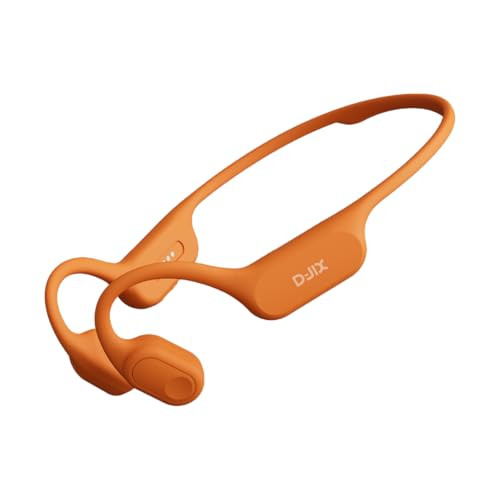D-JIX Triton 600 oortelefoon met botgeleiding, oranje